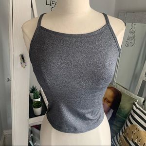 Lady foot locker | athletic top with built in bra size small